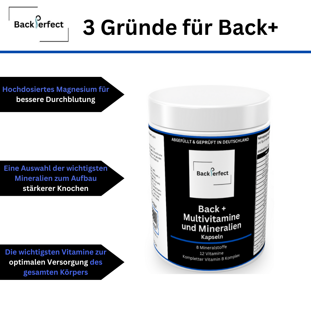 "Back +" Nahrungsergänzungsmittel